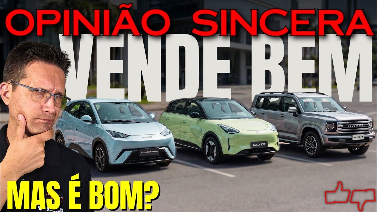 Carro Chinês VENDE BEM, mas É BOM? Vale a Pena? BYD, Geely EX2, GWM Haval. Problemas, garantia, peça