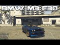 BMW M3 E30 0.5 для GTA 5 видео 6