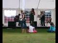 Becca Frizzy singin ironic at midsummer magic