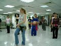 Ok, so I'm fresh off the plane in Taiwan and my friend Ella decides to take me to Tamshui (just north of Taipei) to go for a cruise and sample the famous fishball soup there. Whilst there she suggested we drop in on a bellydance class in the area. Little did I know that I would be asked to do an impromptu demo by the class teacher, Leyla (lady in blue). Well, I wouldn't be a very good international ambassador if I said 