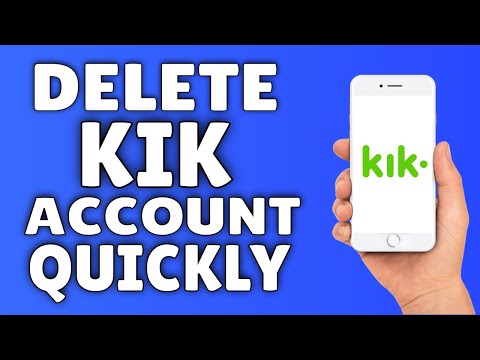 how to eliminate a kik account