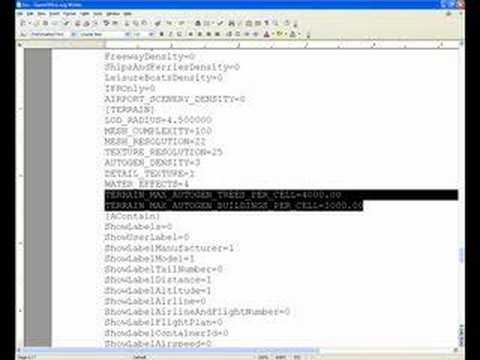 how to rebuild fsx.cfg file
