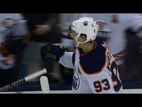 Video: Oilers use screen and fake to freeze Bobrovsky, Nugent-Hopkins scores easy goal