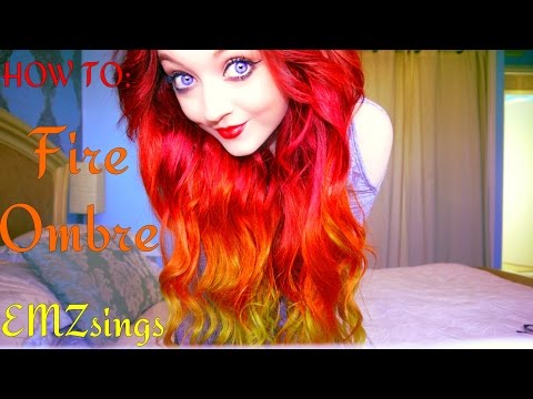 how to dye orange hair blue
