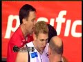 Shaun Redhage takes one to family jewels by Phill Jones Shaun Redhage takes one to family jewels by Phill Jones