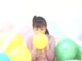 cute girl playing with the balloon(PART1) cute girl playing with the balloon(PART1)
