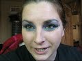 halloween angel fairy eyes look w/ mac make up