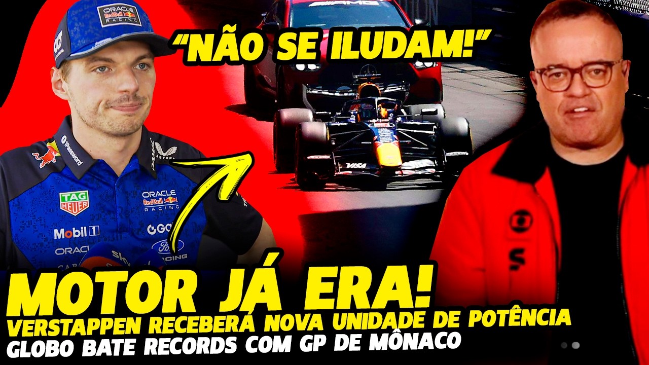 MOTOR DE VERSTAPPEN NÃO TEM SALVAÇÃO, GLOBO BATE RECORDS E VERSTAPPEN PÉ NO CHÃO | FÓRMULA 1