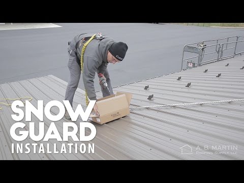 Metal Roofing Snow Guard Installation