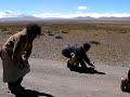 Tibetans making prostrations khora around Kailash Tibetans making prostrations khora around Kailash