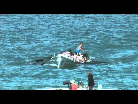 Bandera de la Concha. Trainera Donostiarra 