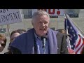 actor/patriot jon voight speaks at the tea party rally in washington, dc on march 20, 2010. tea party members/concerned citizens gathered at the capitol building to protest the health care bill.