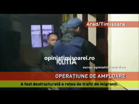 Rețea de trafic de migranți, destructurată