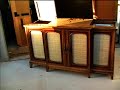 unfortunately the tv portion is missing but the tube type stereo is still there.