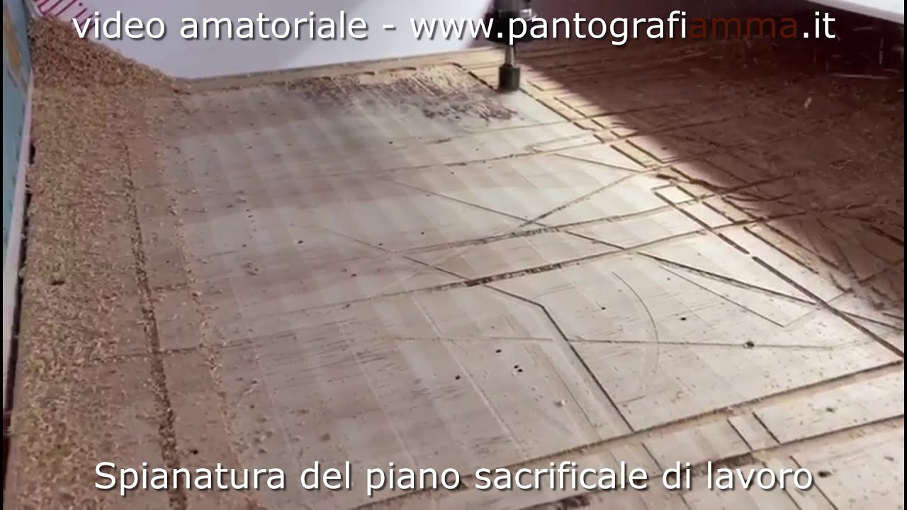 SPIANARE IL MULTISTRATO CON FRESATRICE CNC AMMA- Falegnameria - Lavorazione del legno - Pantografo