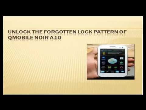how to remove pattern lock on qmobile