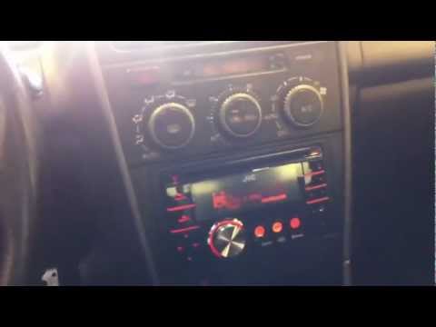 2001 Lexus IS300 Radio Replacement JVC KW-XR810 ipod cd player ipod bluetooth