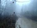 land rover discovery DIVING in a mud lacke!!!!!