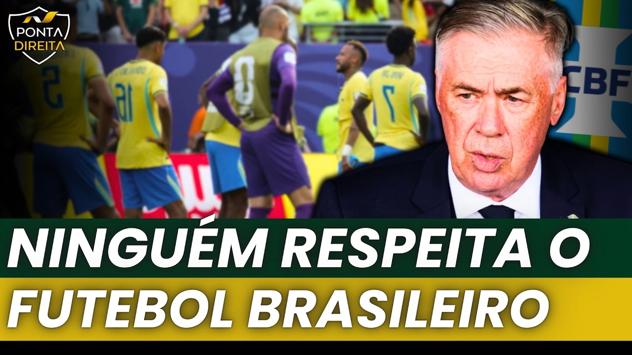 Comentaristas detonam Seleção Brasileira: não mete medo em mais ninguém