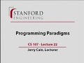 Lecture 22 | Programming Paradigms