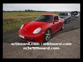 Mercedes C63 AMG vs Porsche 911 Carrera 2S Convertible (997) 50-260 km/h: GTBoard.com