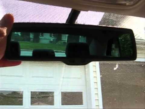 How to test the VW or Audi auto dimming mirror and demonstration