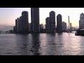 Twilight View from Monzen Nakacho Bridge Tokyo Japan 2259