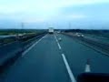 driving along a windy M74 gretna