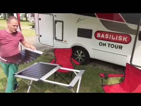 Basilisk on Tour 2016 - Jean-Luc Wicki und der Campingtisch