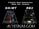 Dammit - GHWT vs RB2 - X Guitar