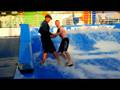 Nick riding the Flowrider