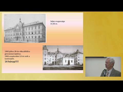 125 éves a Ceglédi Kossuth Lajos Gimnázium - Iskolatörténeti előadások - Az épület és berendezése