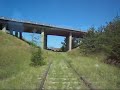 Railroad Motorcar Coming Into Chamberlian South Dakota Railroad Motorcar Coming Into Chamberlian South Dakota