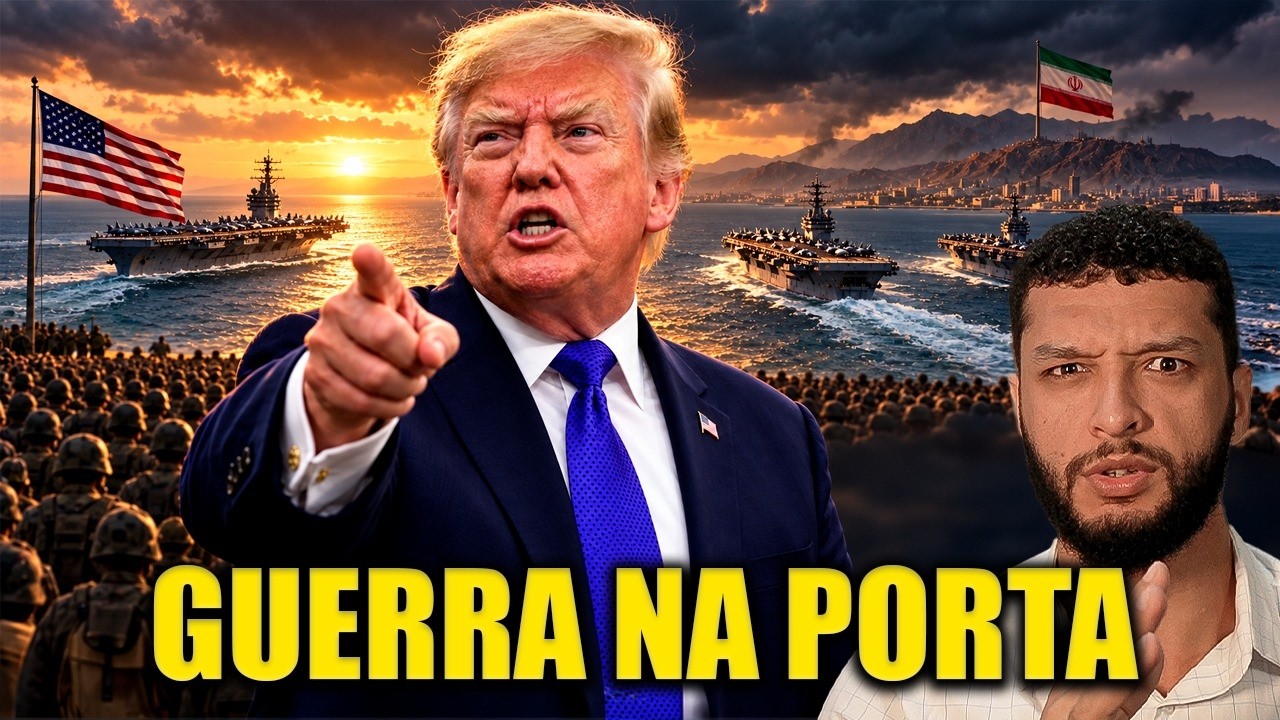 Trump MANDA 9 mil militares e 3º porta-aviões rumo ao Irã