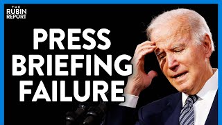 Biden Struggles to Get Through Press Briefing & Ignores Questions | Direct Message | Rubin Report