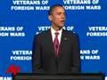 Obama at VFW; Hits McCain on Iraq War