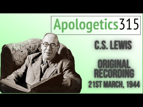 cs lewis - This is the only surviving audio of C.S. Lewis's broadcast talks. The New Men is the last episode in Beyond Personality, the third series. It was broadcast o...