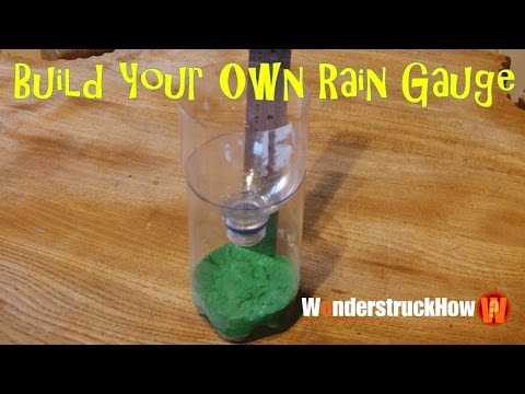 how to make a homemade rain gauge
