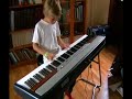 Keith Rikard ( age 8 1/2 ) plays piano on the tune Fur Elise