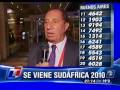 Bilardo y su opinión sobre el sorteo Sudáfrica 2010