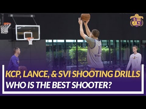 Video: Lakers Nation Practice: KCP, Lance, Svi Do Some 3-point Shooting Post Practice