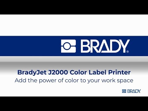 Video 'BradyJet J2000 für die Sicherheits- und Gebäudekennzeichnung' in neuem Fenster öffnen