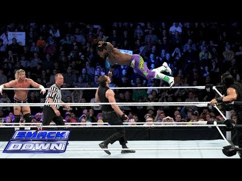 Kofi Kingston & Dolph Ziggler vs. Dean Ambrose & Roman Reigns: SmackDown, Feb. 7, 2014