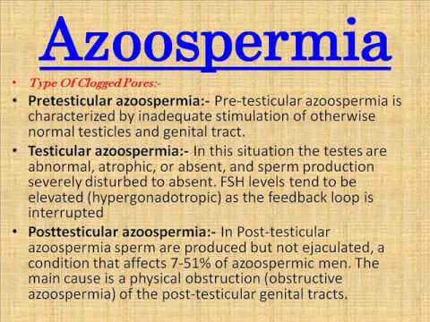 how to cure azospermia