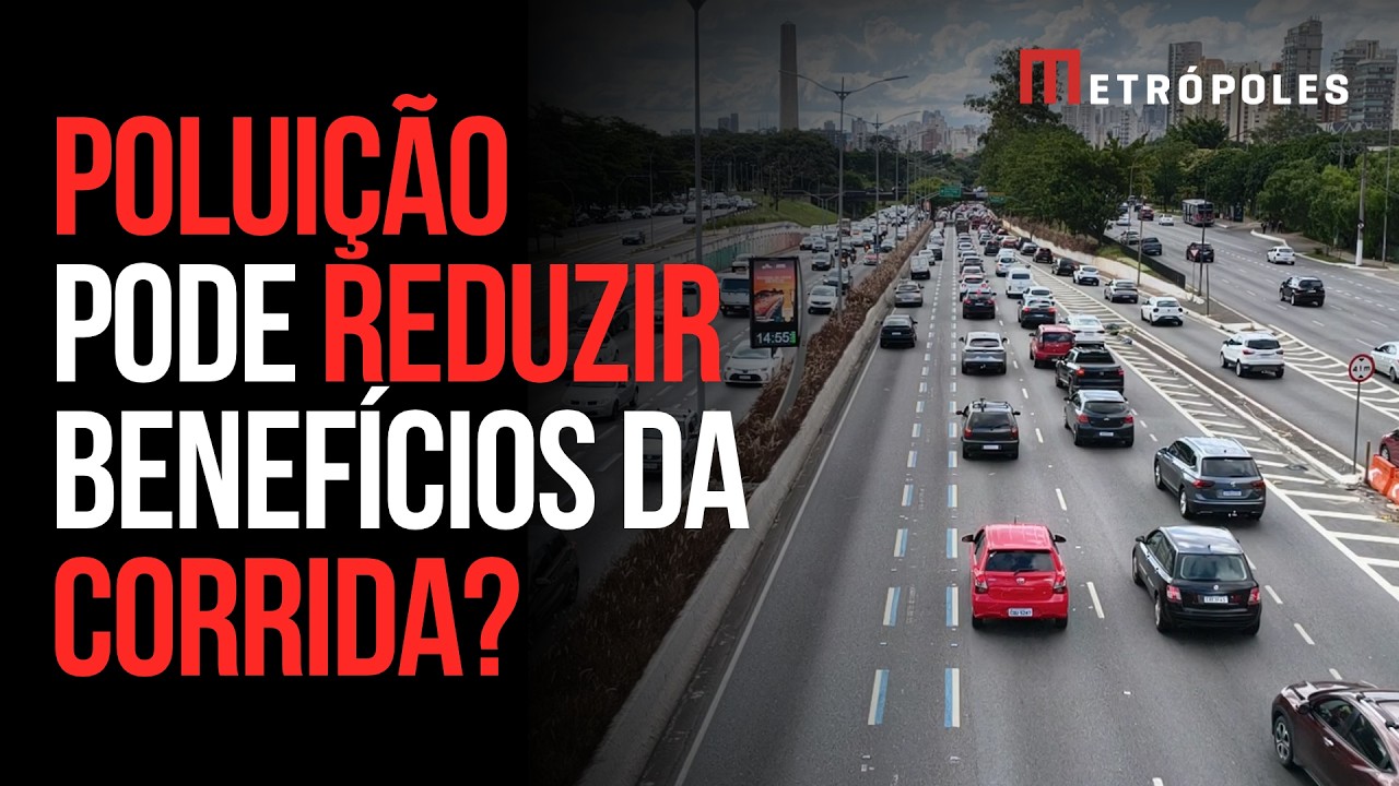 Poluição pode reduzir benefícios da corrida?