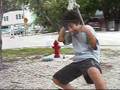 midget and swings