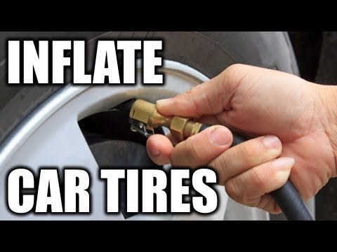 how to fill car tires