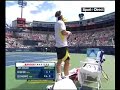 novak ジョコビッチ doing very funny in montreal 2007