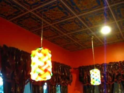 how to fit plastic ceiling panels