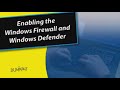How to Enable the Windows Firewall and Windows Defender For Dummies